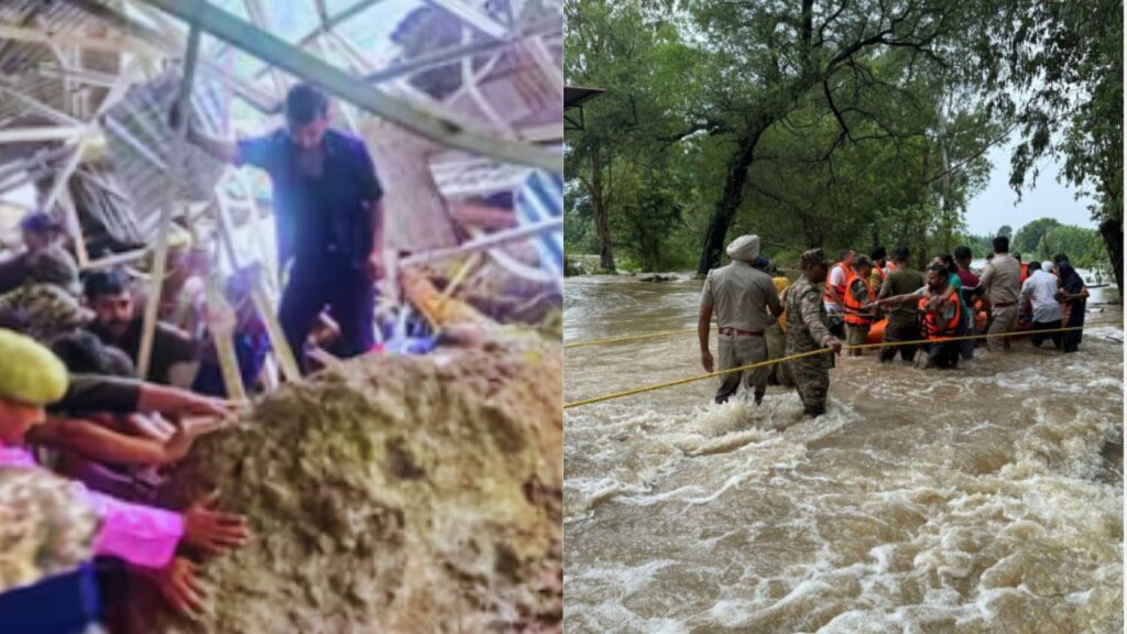 जम्मू-कश्मीर में बारिश का कहर: वैष्णो देवी मार्ग पर भूस्खलन