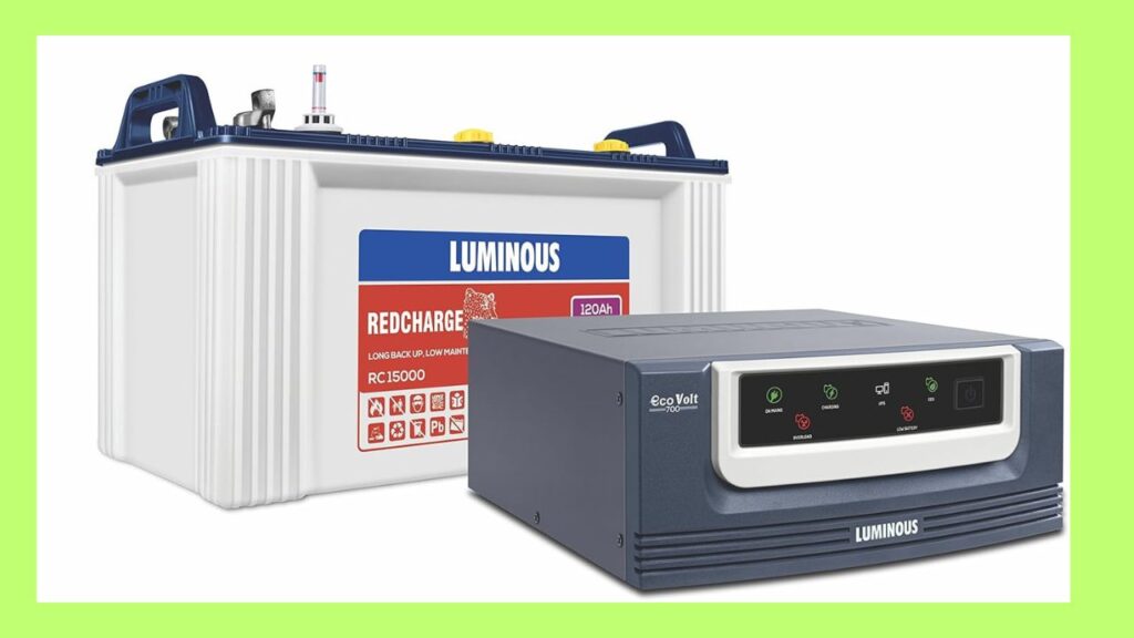 ₹10,000 से भी कम कीमत में लॉन्च हुआ Luminous Inverter & Battery Combo